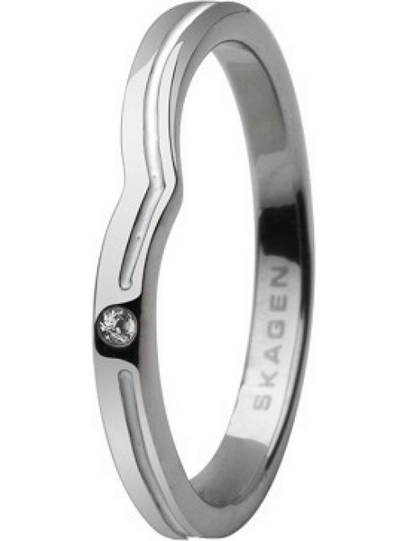 Skagen Γυναικείο Δαχτυλίδι από Ατσάλι Ασημί JRSW018SS