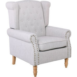 Woodwell Μπερζέρα Relax Εκρού E7119,3