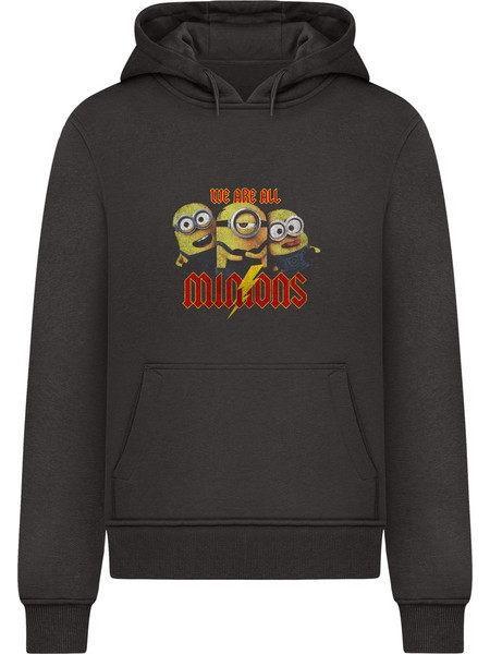 Minions We are all Hoodie black