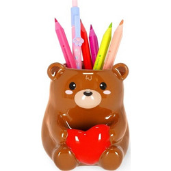 Legami Κεραμική μολυβοθήκη Legami valentines Desk Friends - Teddy Bear PHS0009