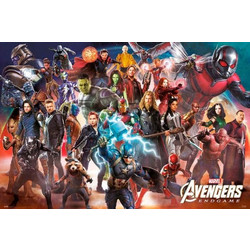 MARVEL - Avengers Characters : Endgame - Poster 91,5x61cm. - RD232351