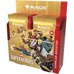 Magic the Gathering Marvel Super Heroes Collector Booster Display (12) german