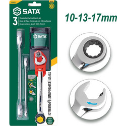 ΣΕΤ ΓΕΡΜΑΝ/ΓΩΝΑ ΚΑΣΤΑΝΙΑΣ SATA SPEEDY 3τεμ 10,13,17mm (ST09075)