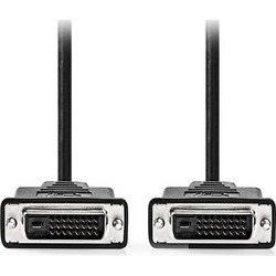 NEDIS CCGL32001BK20 Καλώδιο DVI-D 24+1-Pin αρσ. - DVI-D 24+1-Pin αρσ, 2.00m σε μαύρο χρώμα