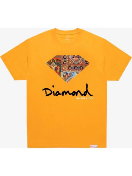 DIAMOND Men Ethiopian Tee - GOLD - A20DMPA008