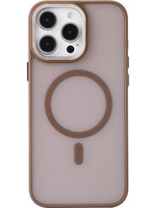 Θήκη Matte Mag Cover Magsafe - iPhone 16 Pro - Καφέ