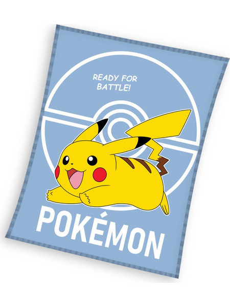 Pokemon Ready for Battle fleece blanket 110x140cm