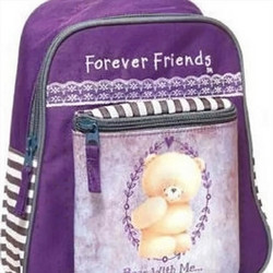 Back Me UP Mini Forever Friends Rustic Σχολική Τσάντα Πλάτης Νηπιαγωγείου Μωβ 333-42053