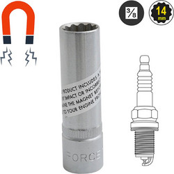 FORCE 807314M Μπουζόκλειδο Kαρυδάκι 3/8" 14x70mm Mαγνητικό