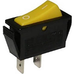 ΔΙΑΚΟΠΤΗΣ ROCKER ΜΕΣΑΙΟΣ 2P ON-OFF 16A/250V ΚΙΤΡΙΝΟΣ RK1-15B 1X1 B/Y 0- SOKEN (ΣΕΤ ΜΕ 10)