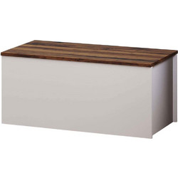 Μπαούλο Florya 382NRC2601 90x45x45,5cm White-Walnut