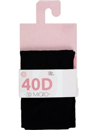 Καλσόν Γυναικείο 3D Micro Μαύρο 40DEN