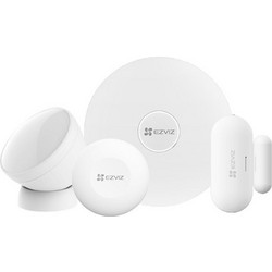 Ezviz CS-B1 Σύστημα Συναγερμού Ασύρματο με Κέντρο με 1 Τηλεχειριστήριο με 1 Σειρήνα με 1 Αισθητήρα Πόρτας και 1 Ανιχνευτή Κίνησης (Wi-Fi)