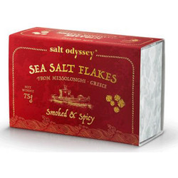 Salt Odyssey - Νιφάδες Θαλασσινού Αλατιού Καπνιστό & Πικάντικο 75g
