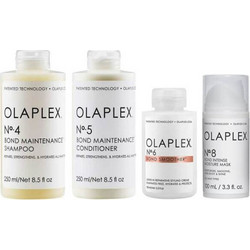 Olaplex Restore Kit Σετ Θεραπείας Μαλλιών για Επανόρθωση & Ψαλίδα No4 250ml + No5 250ml + No6 100ml + No8 100ml