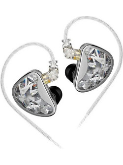 KZ Ακουστικά Ψείρες In-Ear Ασημί