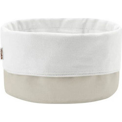 Stelton - Classic Bread Bag - Cotton - Sand/White - O 23 x H 21 cm