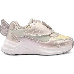 Conguitos Wings Παιδικά Sneakers με Φωτάκια Ροζ Ασημί COSH261031