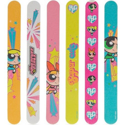 Mad Beauty Powerpuff Girls Super Cute Nail Files Λίμες Νυχιών Διπλής Όψης 6 Τεμάχια