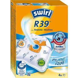 Swirl R39 Σακούλες Σκούπας 4τμχ Συμβατές με Σκούπα Rowenta