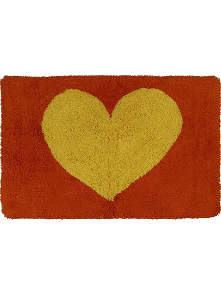 Πατάκι Μπάνιου (50x80) San Lorentzo Heart Κόκκινο