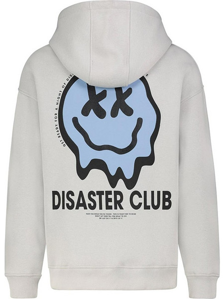 Sublevel Disaster Club Ανδρικό Φούτερ με Κουκούλα Light Grey H10608BC21477M23200