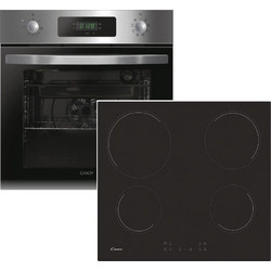 Candy Φούρνος Ηλεκτρικός Άνω Πάγκου 70lt 56cm FIDCP X625 L με Κεραμικές Εστίες CH64CCB/4U2