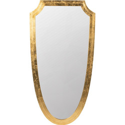 Artekko Mirror Καθρέπτης Τοίχου Μέταλλο Γυαλί Χρυσό (61x2.5x116.8)cm
