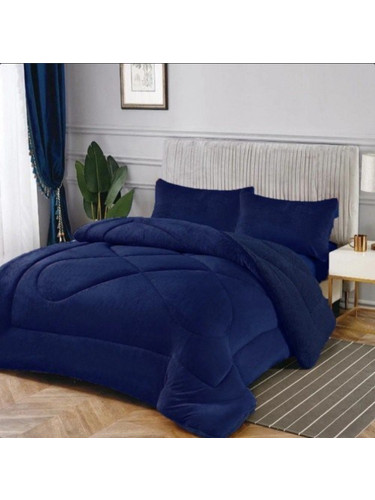 Marwa Κουβερτοπάπλωμα Υπέρδιπλο 220x240 Navy Blue KPX211