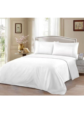 Σετ Σεντόνια με Παπλωματοθήκη 220x240cm White SABA-04-044W