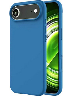 Θήκη Rubber Ενισχυμένης Σιλικόνης για iPhone 17 Air Ανοιχτό Μπλέ