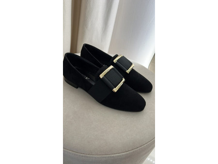 SO CHIC JENESIS LOAFERS - BLACK