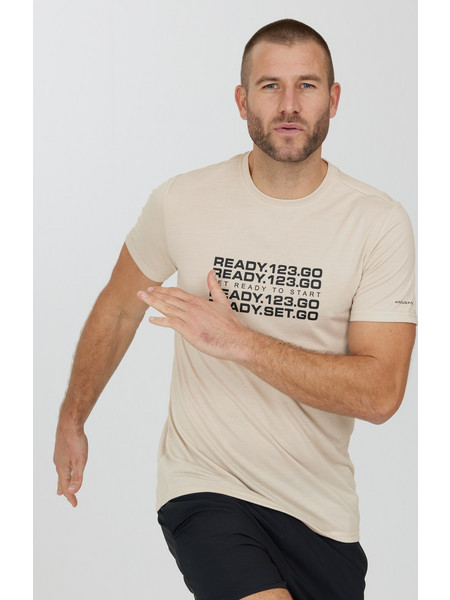 Endurance T-shirt Paikaer M S/S Tee - 1135 Pumice Stone