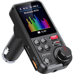 Bluetooth FM Transmitter Αυτοκινήτου BT93 με QC 3.0, Hands-Free & Οθόνη LCD