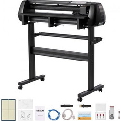 VEVOR Μηχανή Κοπής Βινυλίου, 870 mm Μέγιστο Πλάτος Τροφοδοσίας, Διπλές Λεπίδες, Ρυθμιζόμενη Δύναμη και Ταχύτητα SDLSKZJDPB87V1DEC001V2
