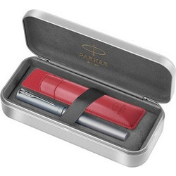 PARKER VECTOR XL ΑΣΗΜΙ - ΜΠΛΕ FP ΜΕ ΘΗΚΗ 1161.1031.24
