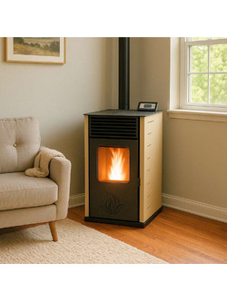 Mytherm Angela TA 40 Beige Σόμπα Pellet 40kW