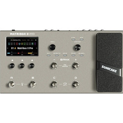 Sonicake Matribox II Pro Επεξεργαστής Εφέ Κιθάρας/ Μπάσου Ασημί