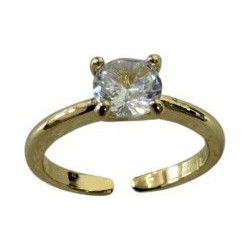 Ro Accessories Δαχτυλίδι ONE SIZE R141 Χρυσό