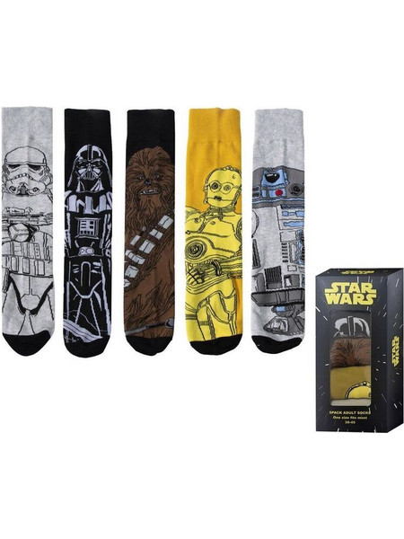 Star Wars Adult Pack 5 Socks - CRD2900003403