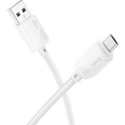 Cable USB A to Micro USB Hoco 2,4A 1 m X113 white