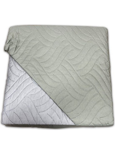 Κουβερλί Υπέρδιπλο Microfiber Διπλής Όψης Κύμα Γαρύφαλλο 240x260