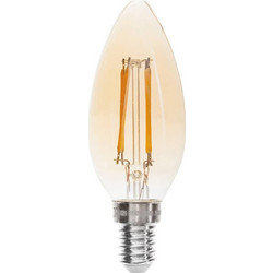 Λάμπα LED Amber Straight C35 Atmosphera για ντουί E14 - 4.2W - Θερμό Λευκό 168250