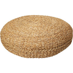 ΣΚΑΜΠΌ & ΠΟΥΦ POUF ROUND NATURAL 58X58X20CM BD2000080