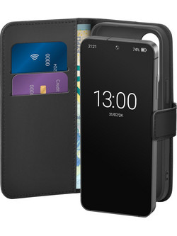 Puro Eco-Leather Case for Samsung Galaxy S26 with Wallet - Black