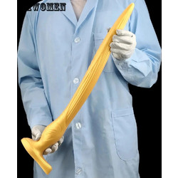 XXL Silicone Wearable Butt Plug Dildo Gold