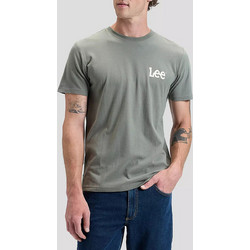 LEE MEDIUM WOBBLY LEE TEE 112376462-LICHEN OLIVE Olive