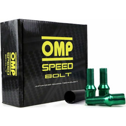 Set Παξιμάδια OMP 27 mm Πράσινο 20 uds M14 x 1,25