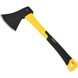 DELI τσεκούρι DL5710 με αντιολισθητική Fiberglass λαβή, 1000gr, 420mm