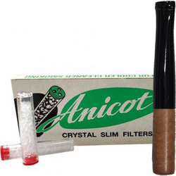 Πίπα Τσιγάρου Luxor Anicot Καφέ-Μαύρο (429) Για Regular 8mm Τσιγάρα